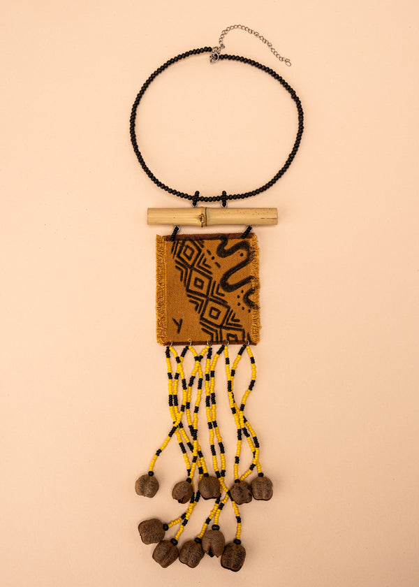 Colar de Lona e Miçangas | TWINS, As Cariocas