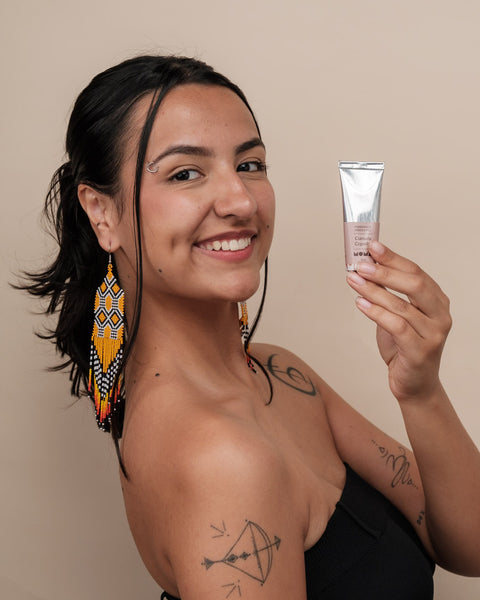 Kit brincos Kayapó + creme Cumaru e Copaíba | TUCUM