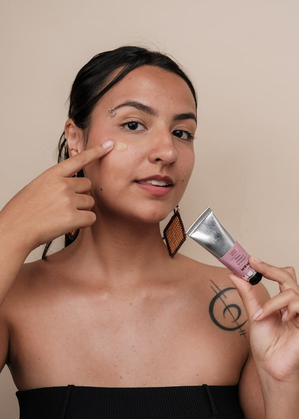 Kit brincos Taurepang + creme facial Rosas | TUCUM