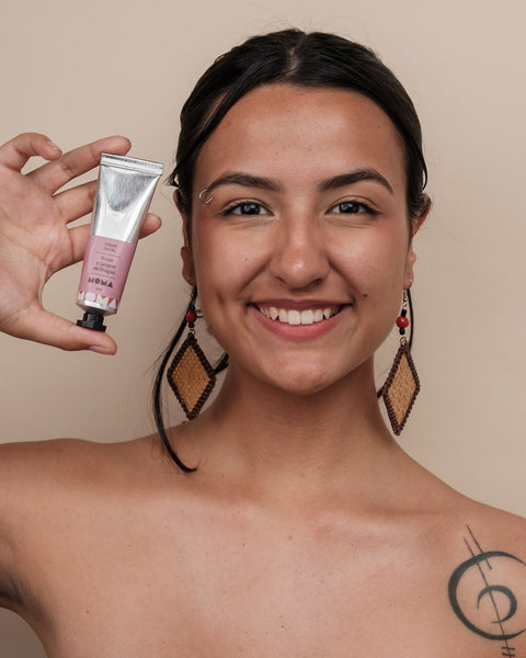 Kit brincos Taurepang + creme facial Rosas | TUCUM