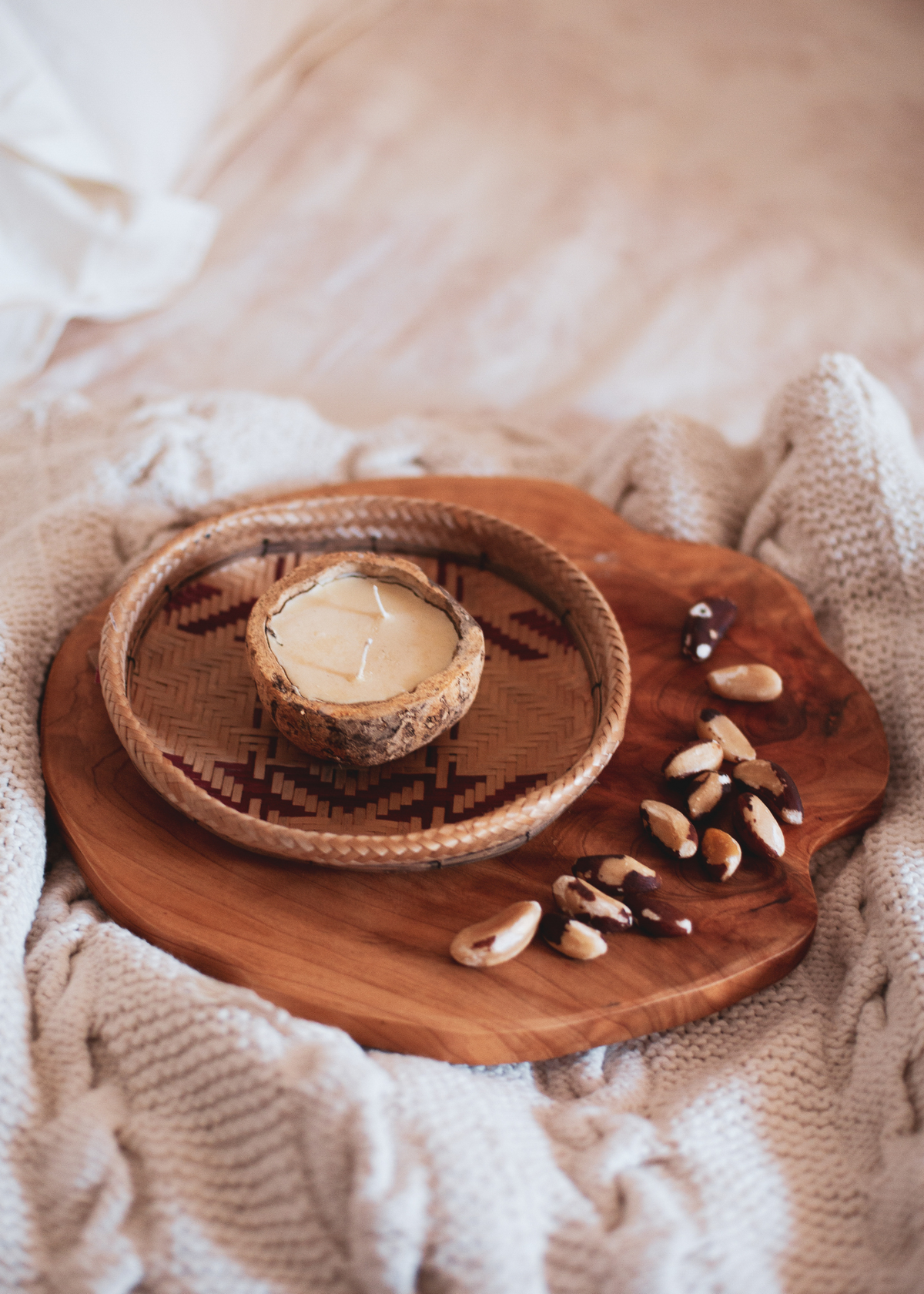 Vela aromática Proteção da Floresta no ouriço da castanha | Urucuna