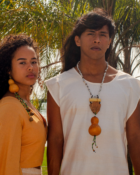 Colar de Cabaça e Sementes | TWINS, As Cariocas
