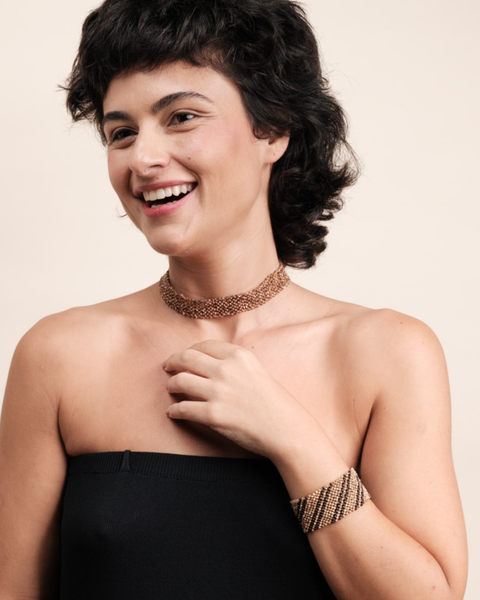 Pulseira indígena de sementes | Kraho