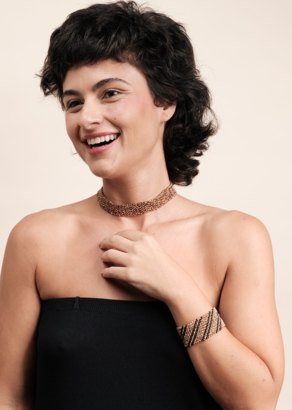 Pulseira indígena de sementes | Kraho