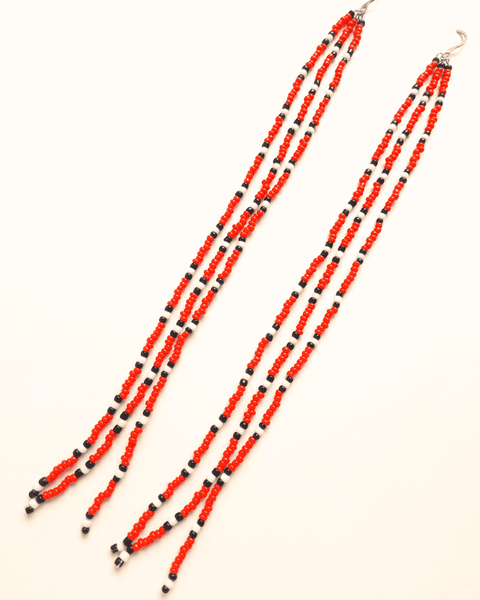 Brincos de miçangas e sementes | TWINS, As cariocas