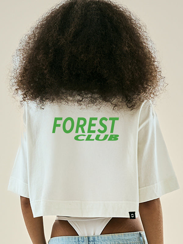 Cropped Forest Club | Coleção Kaê Guajajara