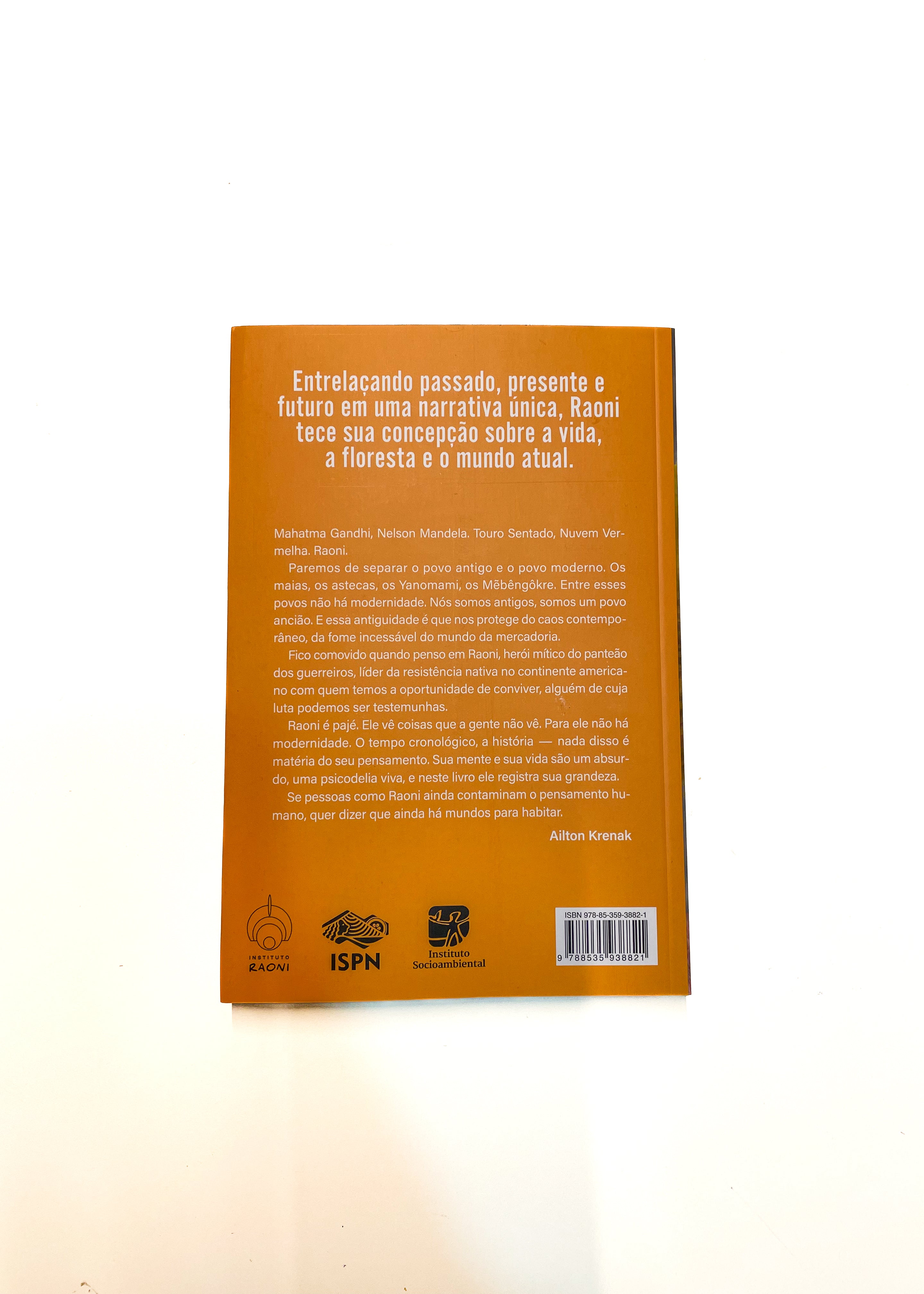 Livro Memórias do cacique - RAONI Imagem secundária do produto
