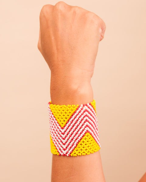 Pulseira Kuikuro - Joia Indígena | Tucum Brasil