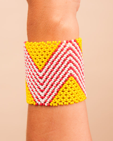 Pulseira Kuikuro - Joia Indígena | Tucum Brasil