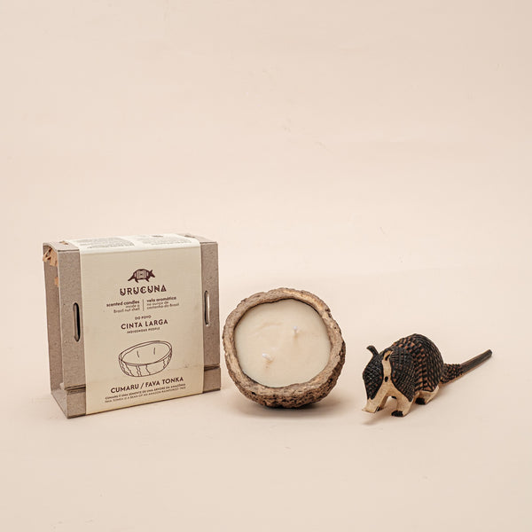 Kit escultura Guarani + Vela aromática | TUCUM