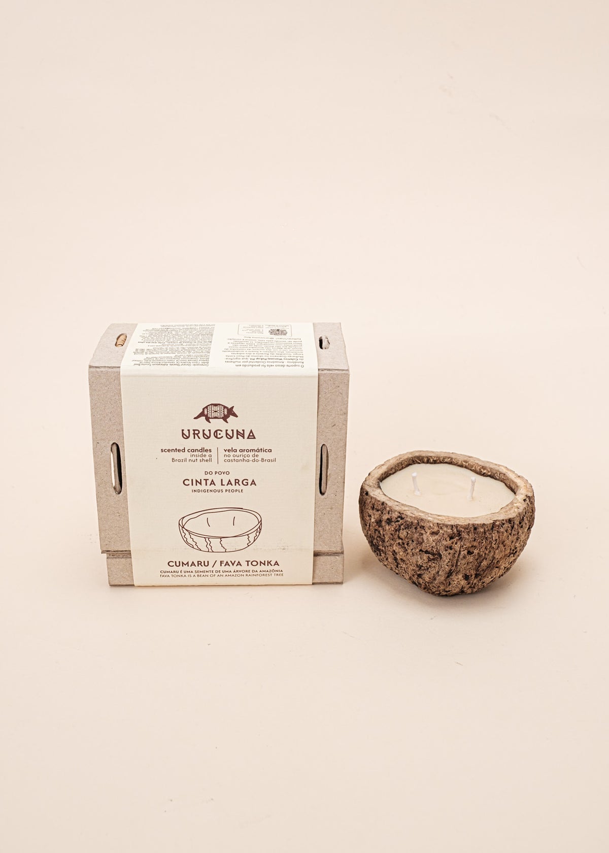 Vela aromática Proteção da Floresta no ouriço da castanha | Urucuna