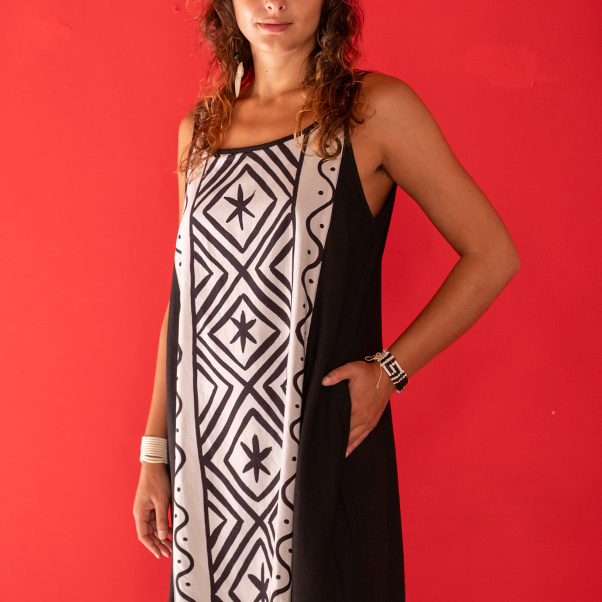 Vestido Grafismos | Coleção Daiara Tukano