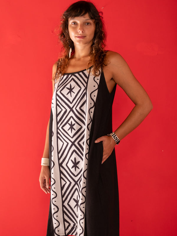 Vestido Grafismos | Coleção Daiara Tukano