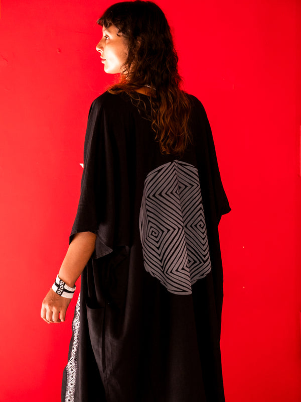 KIMONO HORI - serigrafia | Coleção HORI - Daiara Tukano
