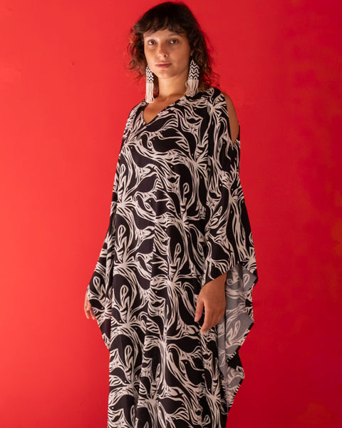 KAFTAN GRAFISMOS | Coleção HORI - Daiara Tukano