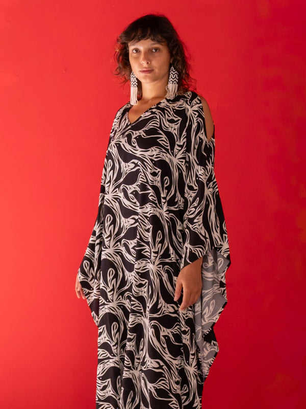 KAFTAN GRAFISMOS | Coleção HORI - Daiara Tukano