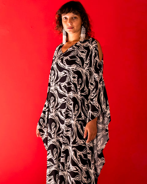 KAFTAN GRAFISMOS | Coleção HORI - Daiara Tukano