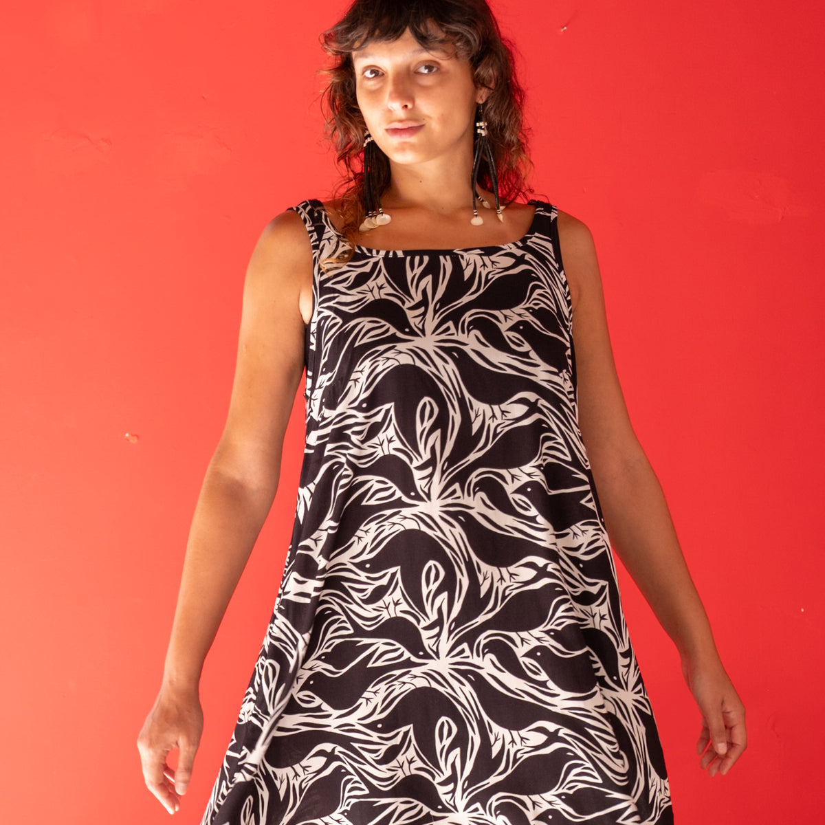 Vestido Regatinha Miriãporã | Coleção HORI - Daiara Tukano