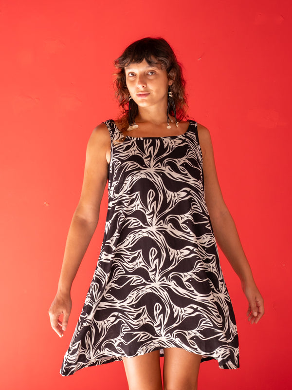 Vestido Regatinha Miriãporã | Coleção HORI - Daiara Tukano