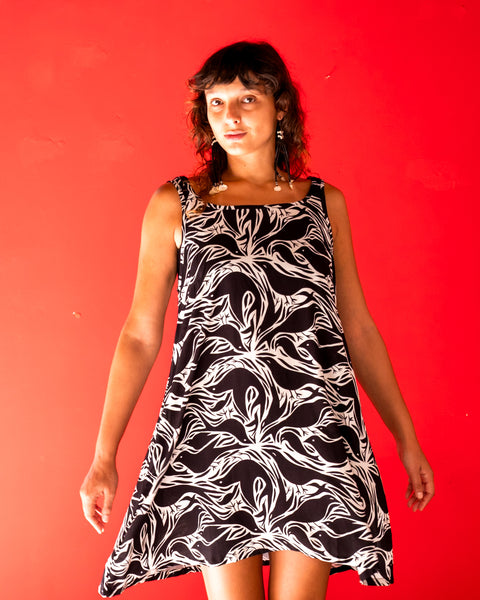 Vestido Regatinha Miriãporã | Coleção HORI - Daiara Tukano