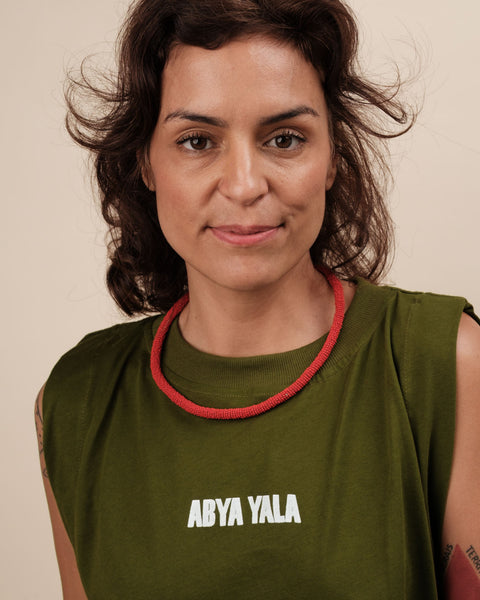 Colar Coral de Miçangas | Kayapó