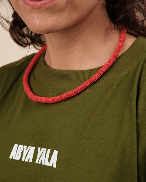 Colar Coral de Miçangas | Kayapó