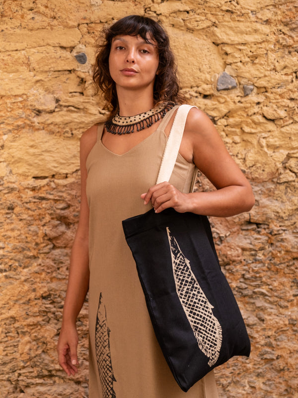 ECOBAG PIRARUCU PRETA | NALIMO