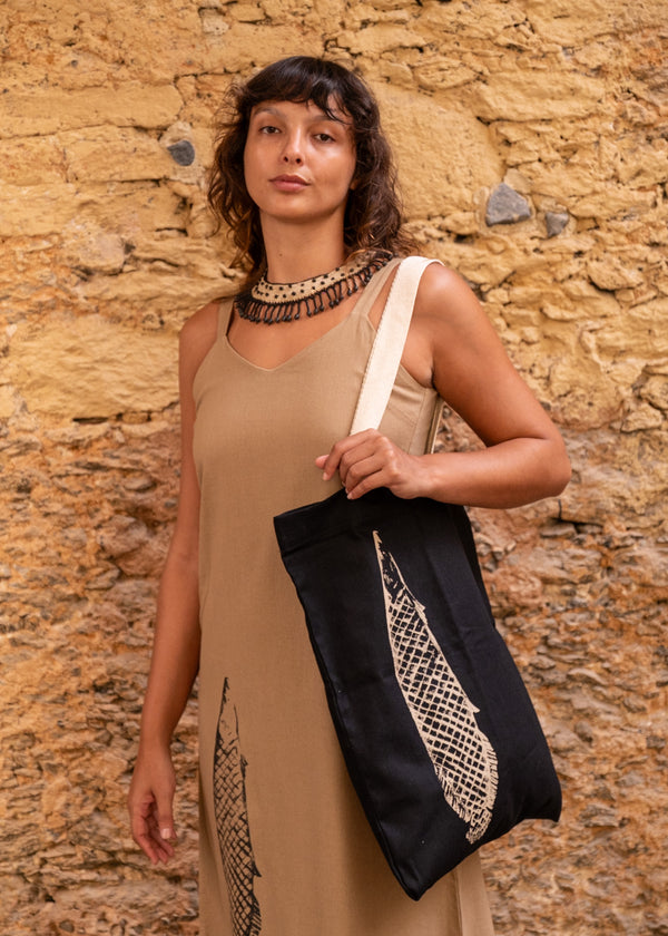 ECOBAG PIRARUCU PRETA | NALIMO