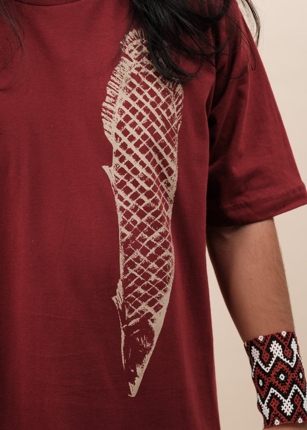 CAMISA MALHA PIRARUCU - VINHO | NALIMO