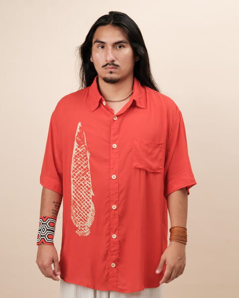 CAMISA DE BOTÃO PIRARUCU | NALIMO