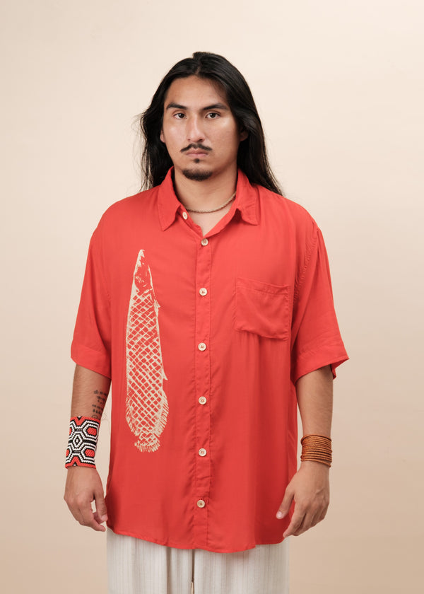 CAMISA DE BOTÃO PIRARUCU | NALIMO