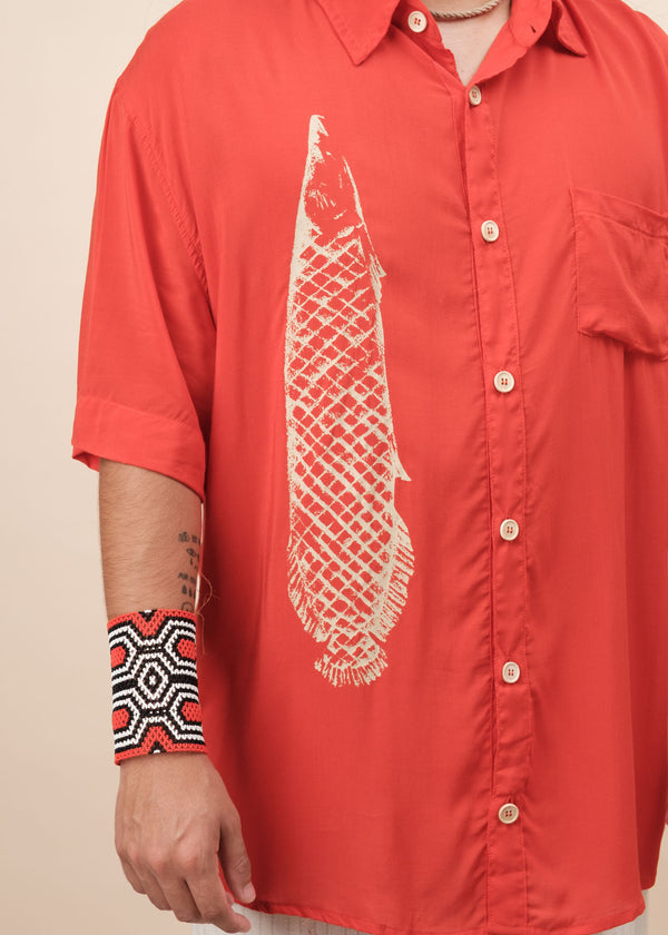 CAMISA DE BOTÃO PIRARUCU | NALIMO