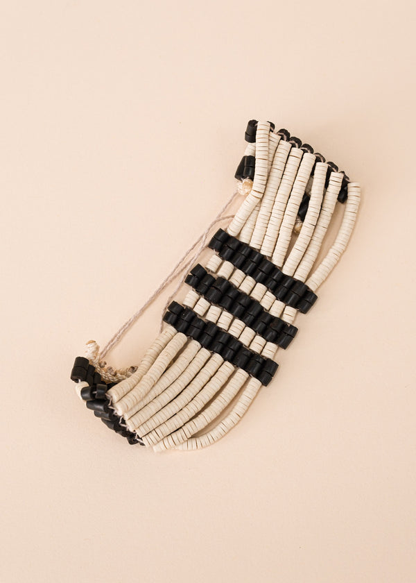 Pulseira ajustável de Tucum e PVC | Marubo