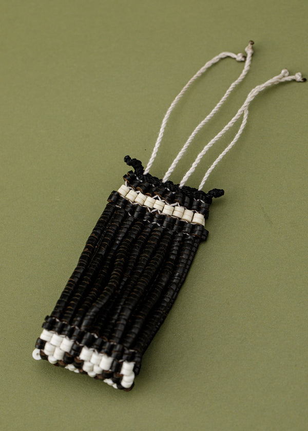Pulseira ajustável de Tucum e PVC | Marubo