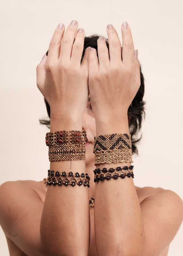 Pulseira indígena de sementes | Krahô