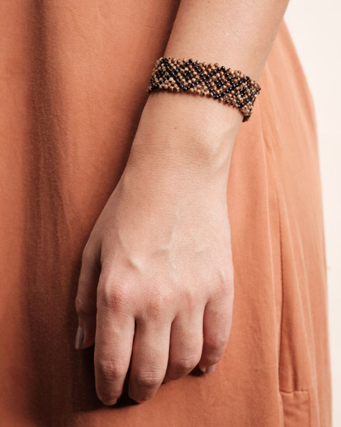 Pulseira indígena de sementes | Krahô