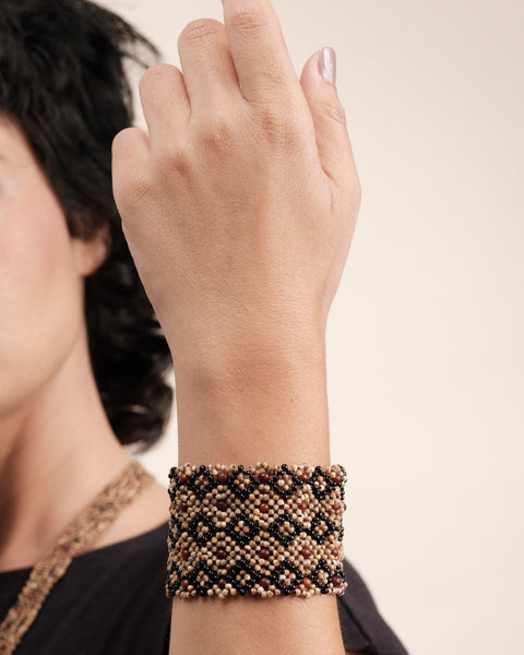 Pulseira indígena de sementes | Krahô