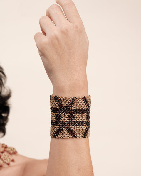 Pulseira indígena de sementes | Krahô