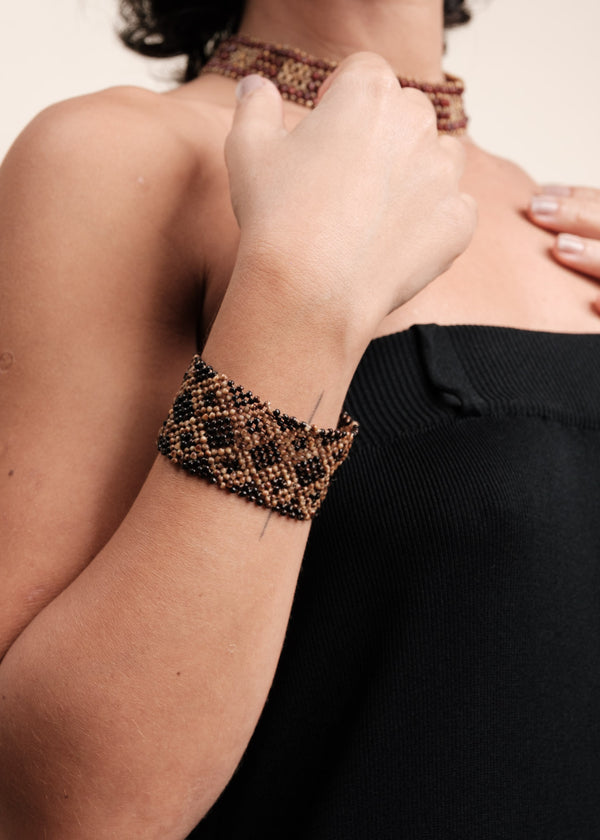 Pulseira indígena de sementes | Krahô