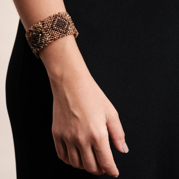 Pulseira indígena de sementes | Krahô