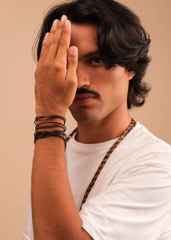 Pulseira indígena voltas de Tucum | Suruí