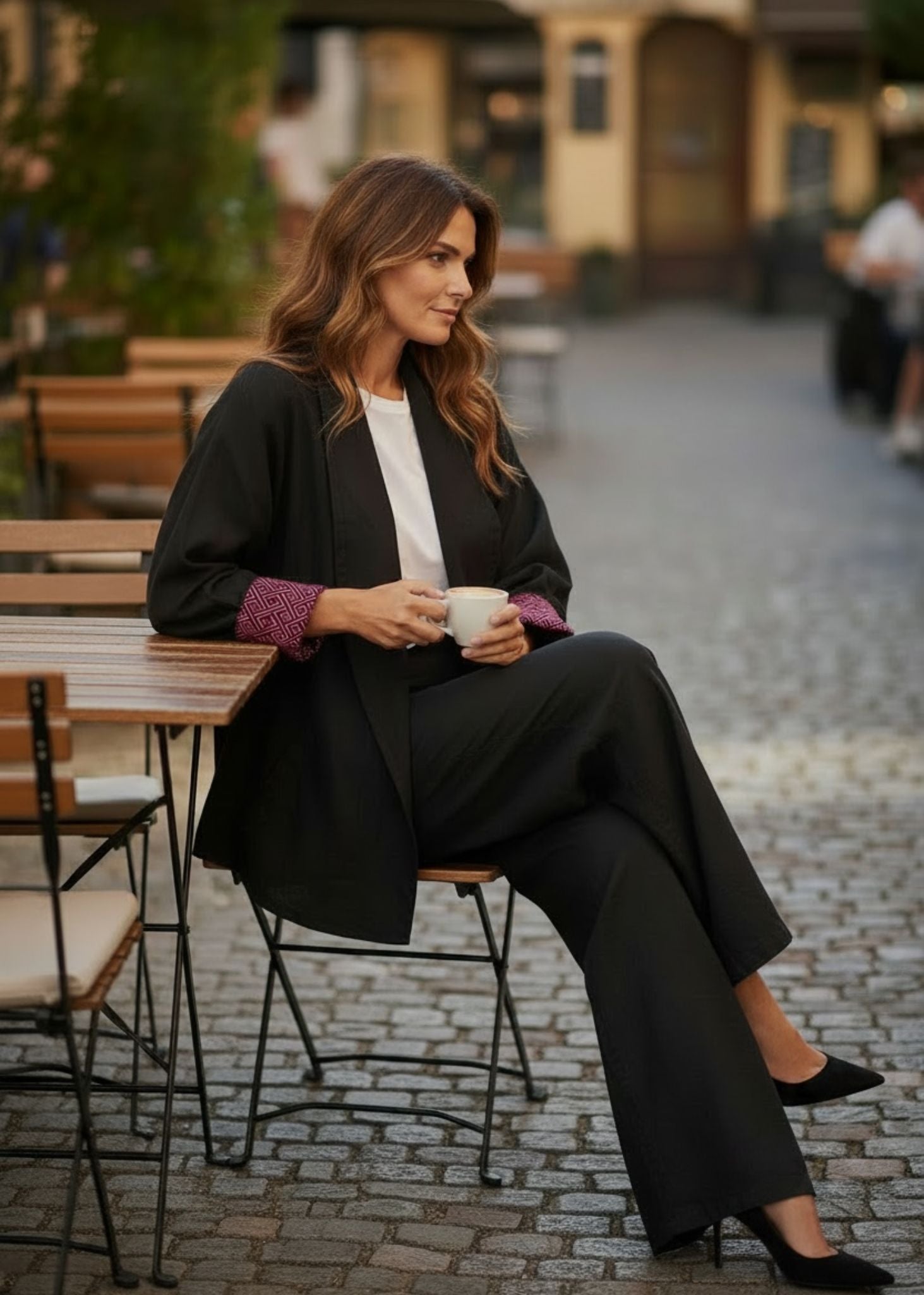 Blazer com bordado Huni Kuin | R.I.TO Imagem secundária do produto