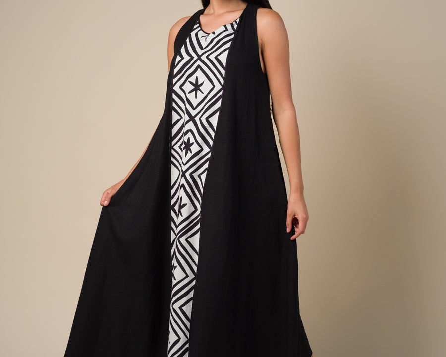 Vestido Evasê | Coleção HORI - Daiara Tukano