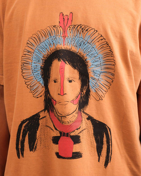 Camiseta Cacique - Arte indígena Kayapó | Tucum Brasil