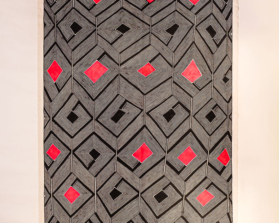 Tela pintura Asurini - Arte Indígena | Tucum Brasil