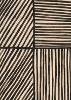 Tela com grafismos indígena preta e branca feita pelo povo Kayapó, artesanato indígena brasileiro