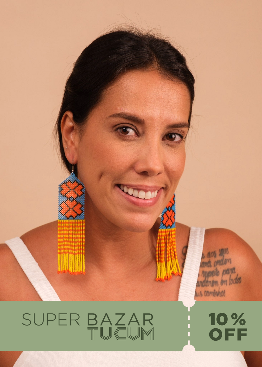 Brincos Kayapó - Joia Indígena