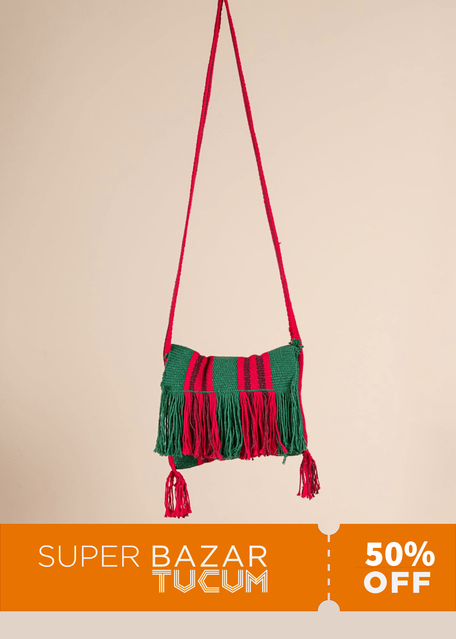 Bolsa de Tecelagem Guajajara - Arte Indígena Imagem principal do produto