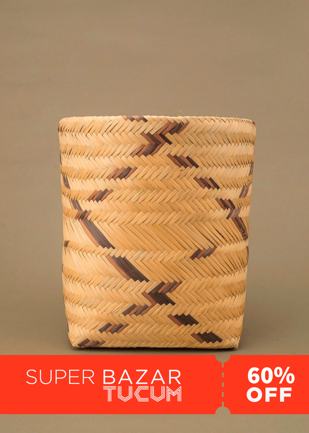 Cesto Teçume da Amazônia - Arte Indígena