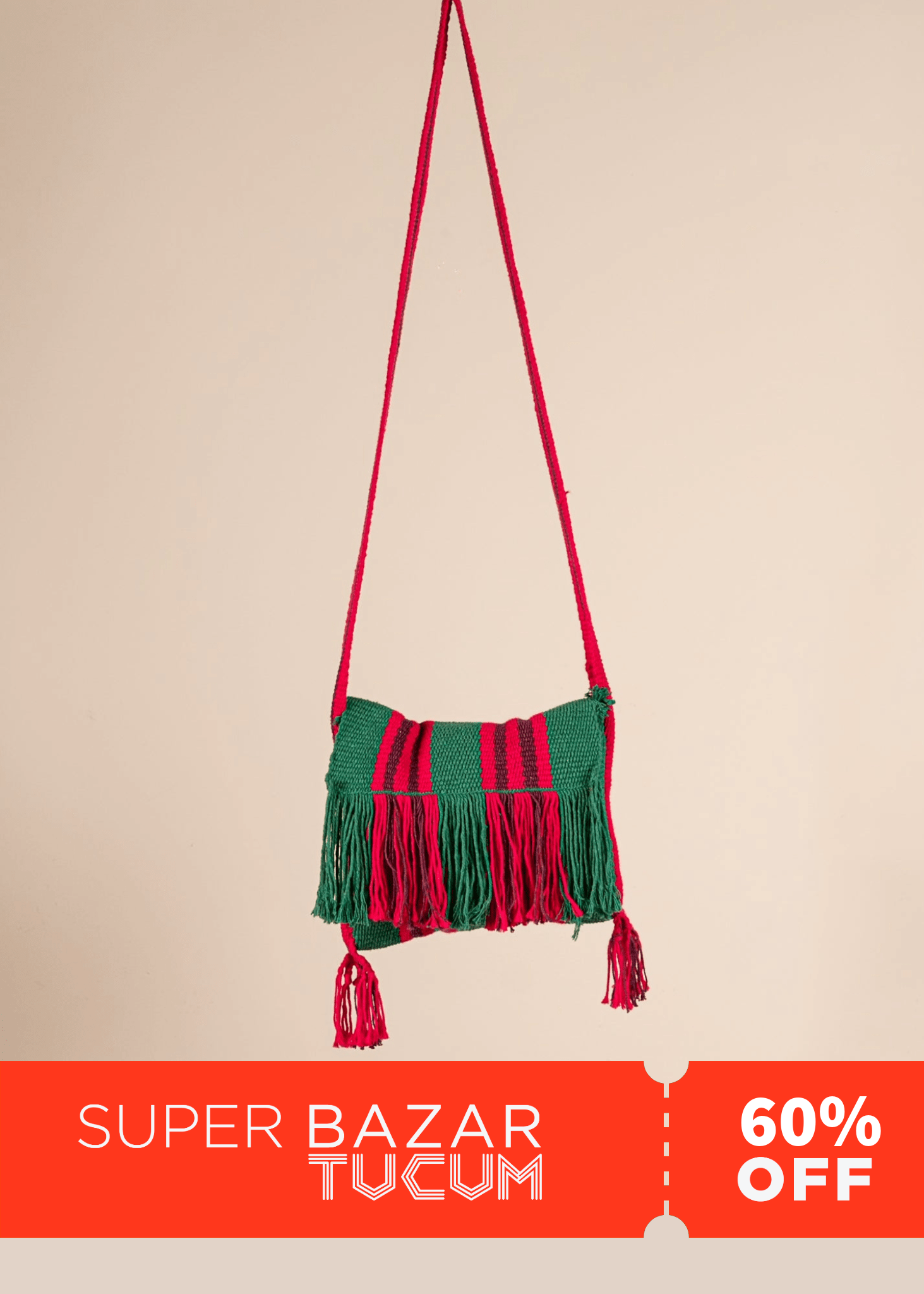 Bolsa de Tecelagem Guajajara - Arte Indígena Imagem principal do produto